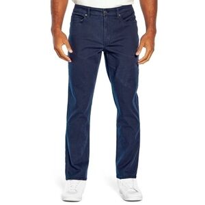 Gap slim stretch twill 5-pocket pant mens 40W 30L indigo navy blue